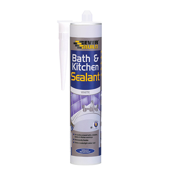 Everbuild Bath & Kitchen Sealant 290ml - BATH
